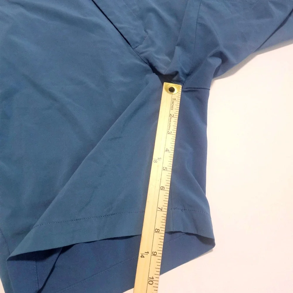 Vineyard Vines Performance Breaker Shorts Mens 34 Blue Golf Tech Chino 9 Inch